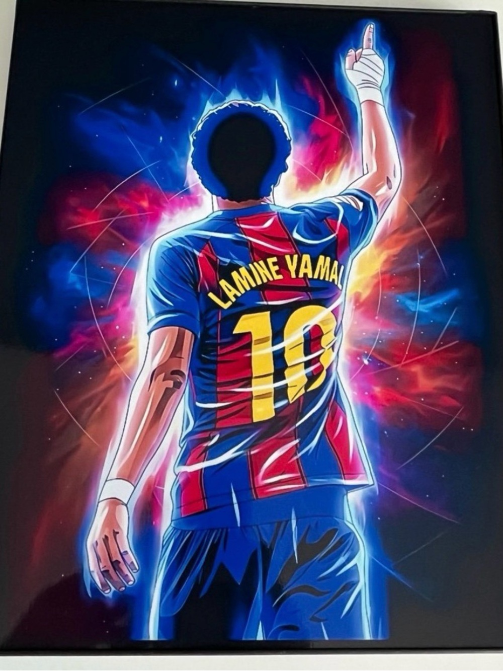 Lamine Yamal Barcelona Spain Champions League Soccer Football Print Poster 8x10